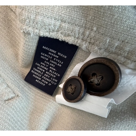 Hart Schaffner‎ Marx Corduroy Beige Button-down Grandpa Shacket Mens XL - Picture 7 of 7